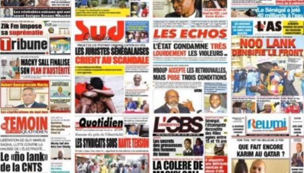 REVUE DE PRESSE AUJOURD'HUI 15 02 2024