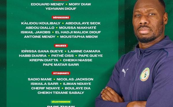 Éliminatoires 2026: Pape Thiaw publie une liste de 26 joueurs, Sadio Mané de retour, un nouveau dans la tanière