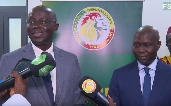 Cérémonie de passation de service entre Me Augustin Senghor et Abdoulaye Fall