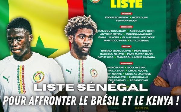 LE SENEGAL FACE AU BRESIL ET AU KENYA : Pape Thiaw dispose enfin de son groupe au complet à Londres, Mamadou Sarr et Ibrahima Mbaye ont rejoint la tanière
