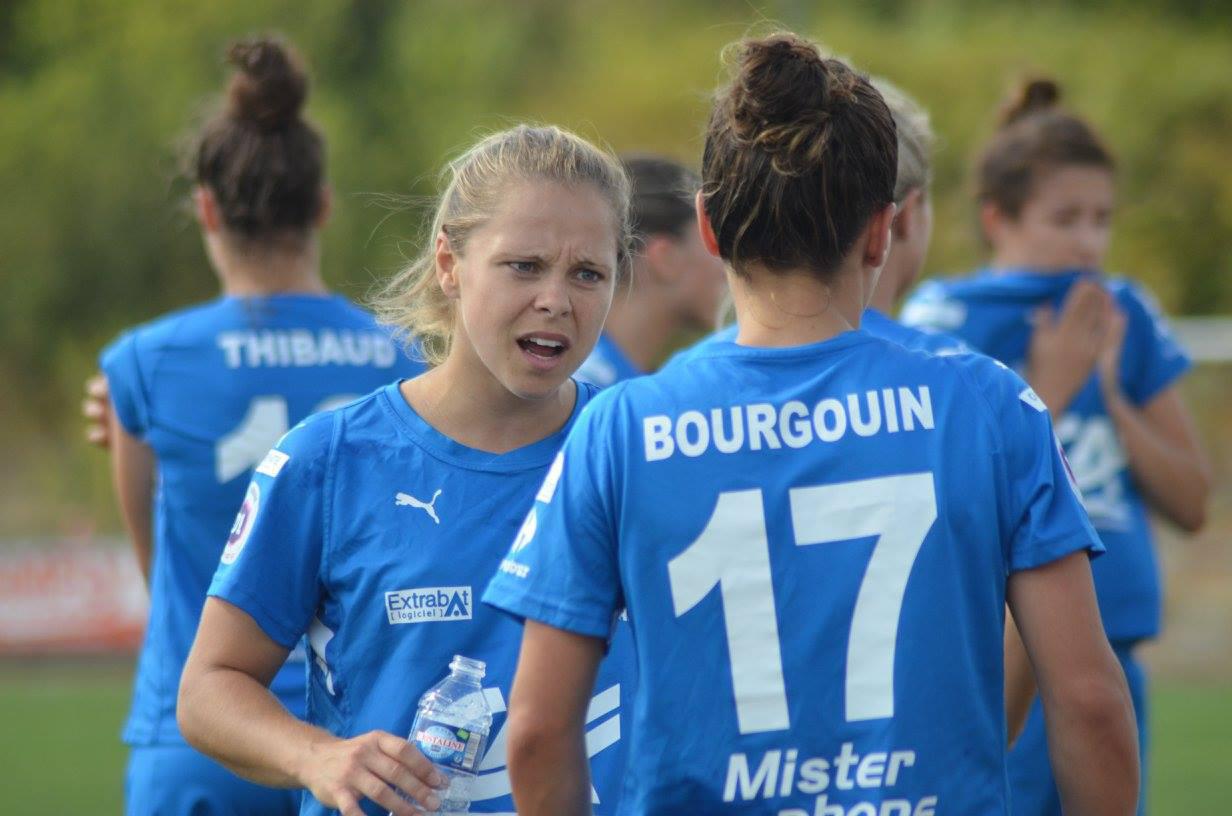 Dumont et Bourgouin, deux joueuses clés du dispositif charentais (photo ASJ Soyaux)