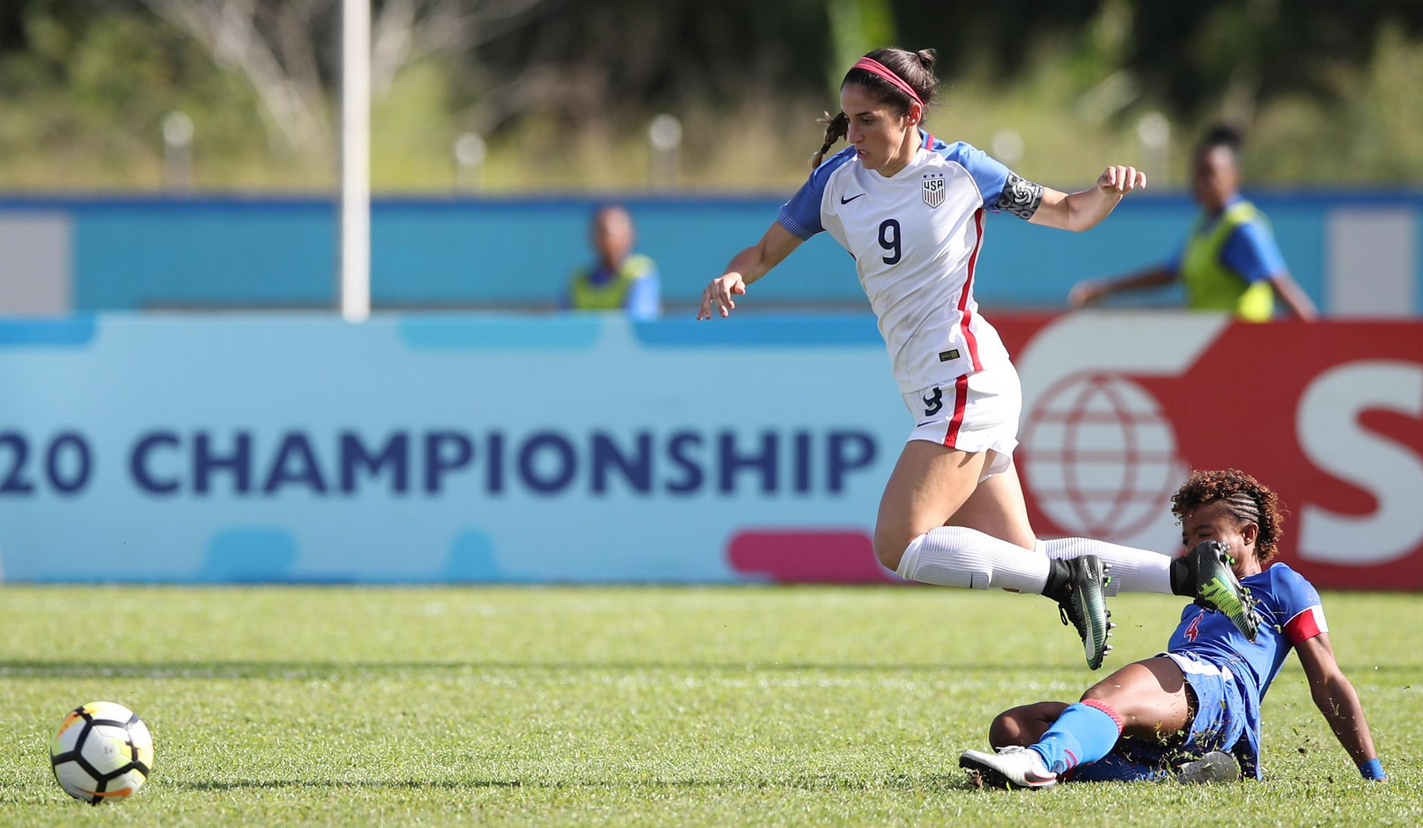 La capitaine américaine et son équipe seront en France en août prochain (photo CONCACAF)