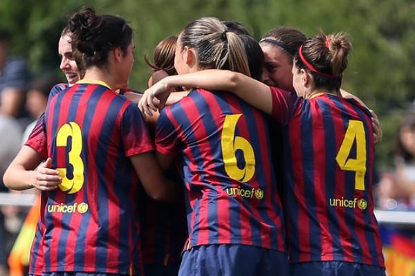 Le FC Barcelone déroule en Espagne