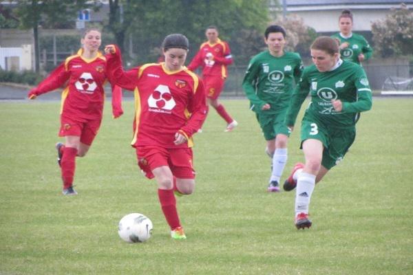 Les Mancelles ont pris le large en seconde période. Photo archives Foot49.fr