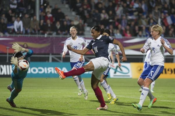 Marie-Laure Delie a signé un doublé (photo Eric Baledent)