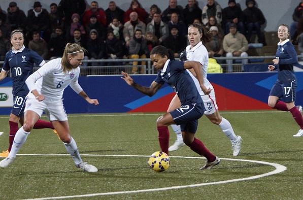 Elodie Thomis face aux Etats-Unis (photo Sébastien Duret)