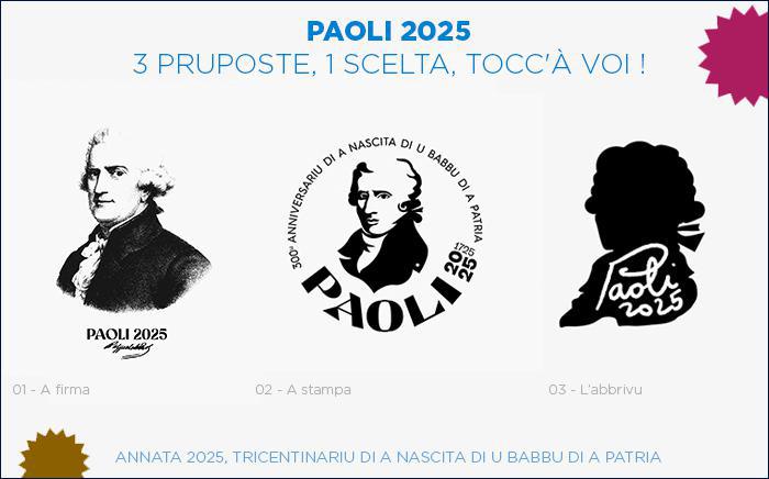 Cunsultazione publica pà l’identità visuale di u label "Paoli 2025"