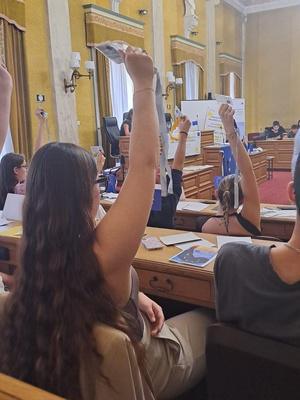 4ta simulazione d’una sessione di u Parlamentu aurupeu di i ghjovani in Corsica, i 28, 29 è 30 d'aprile di u 2026