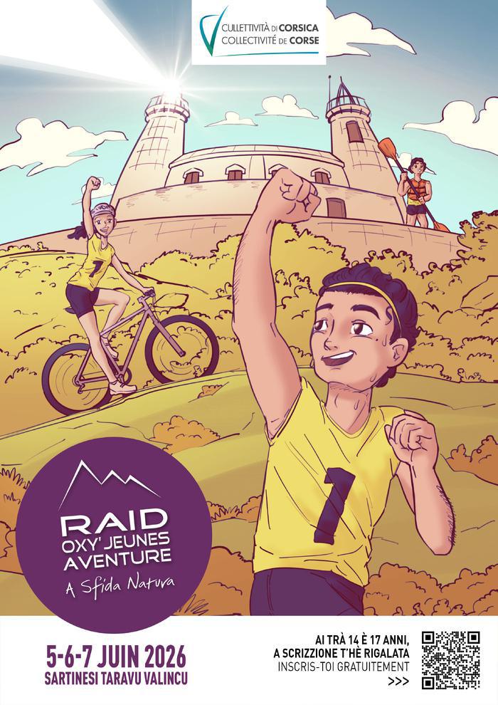 Raid Oxy’Jeunes Aventure 2026, da u 5 à u 7 di ghjugnu di u 2026, Taravu Sartinesi Valincu