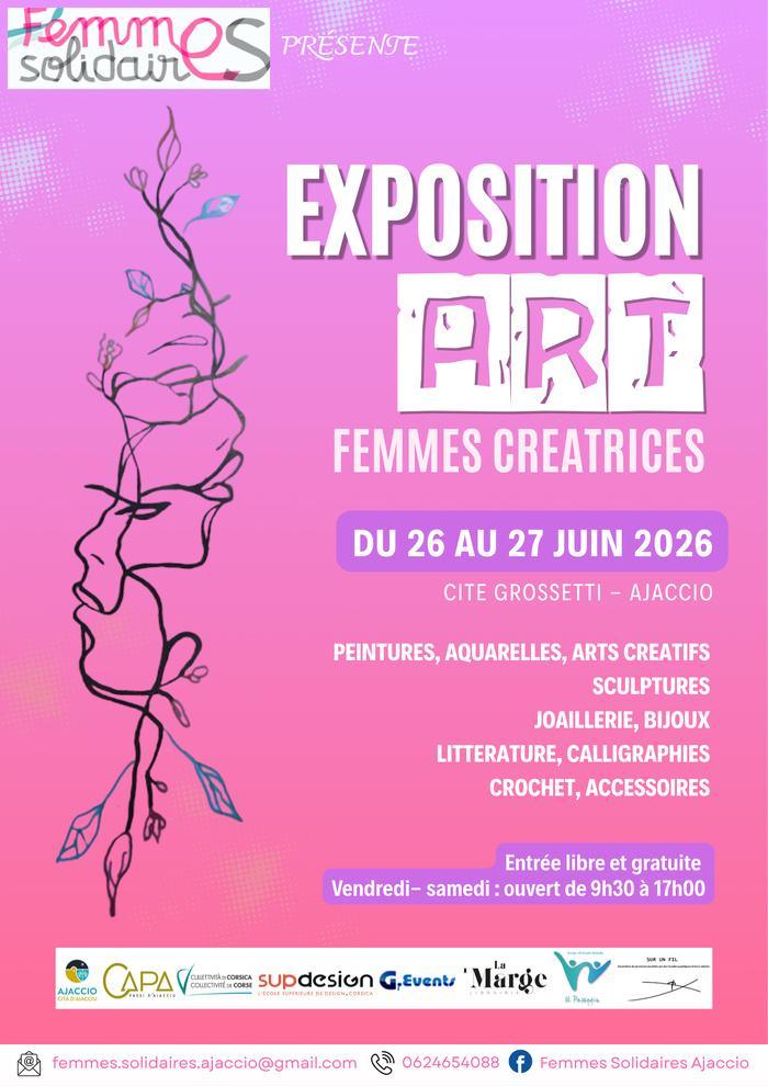 Femmes Solidaires - EXPOSITION ART FEMMES CREATIVES - Peintures, Aquarelles ...
