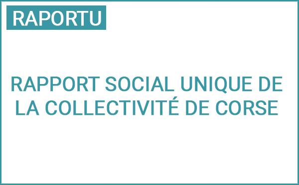 Raportu suciale unicu di a Cullettività di Corsica per l’annu 2022 
