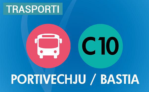 Apartura di una ligna nova di trasportu : C10 Portivechju - Bastia