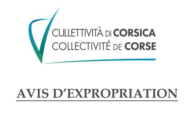 Avis d'expropriation - Elargissement de l'ex RD 124 et rectification du carrefour des ex RD 124 et 84