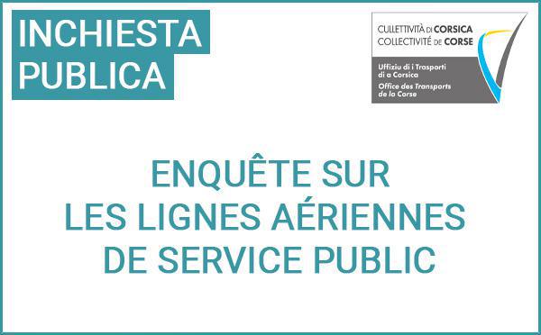 Enquête sur les lignes aériennes de service public