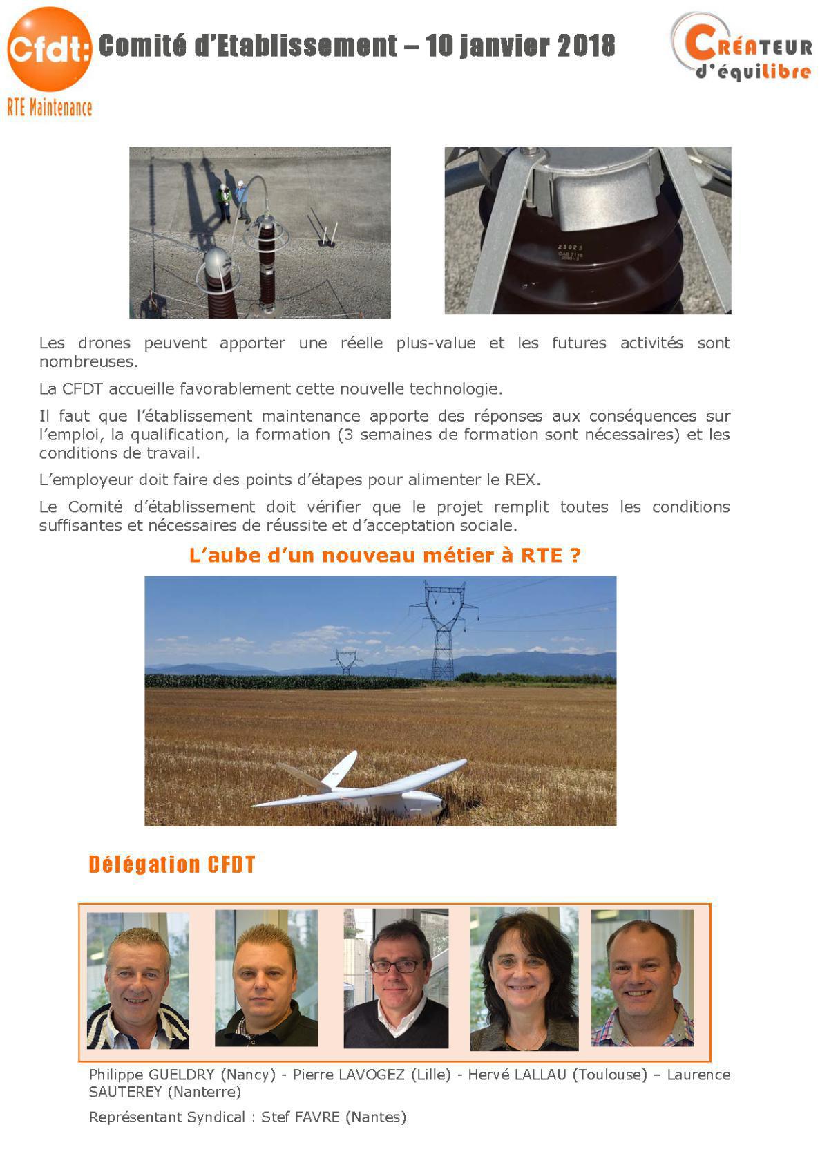 CE Maintenance du 10 janvier 2018