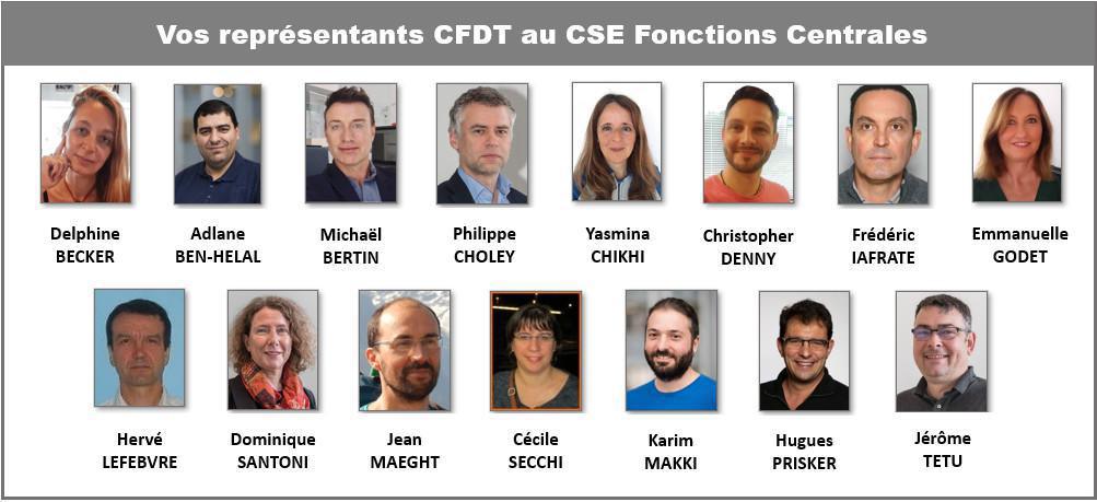 CSE Fonctions Centrales : séance du 9 février 2023