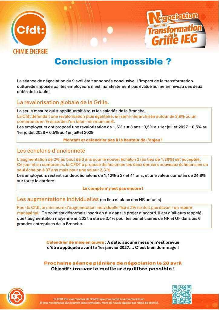 Grille de rémunération - Conclusion Impossible !!!