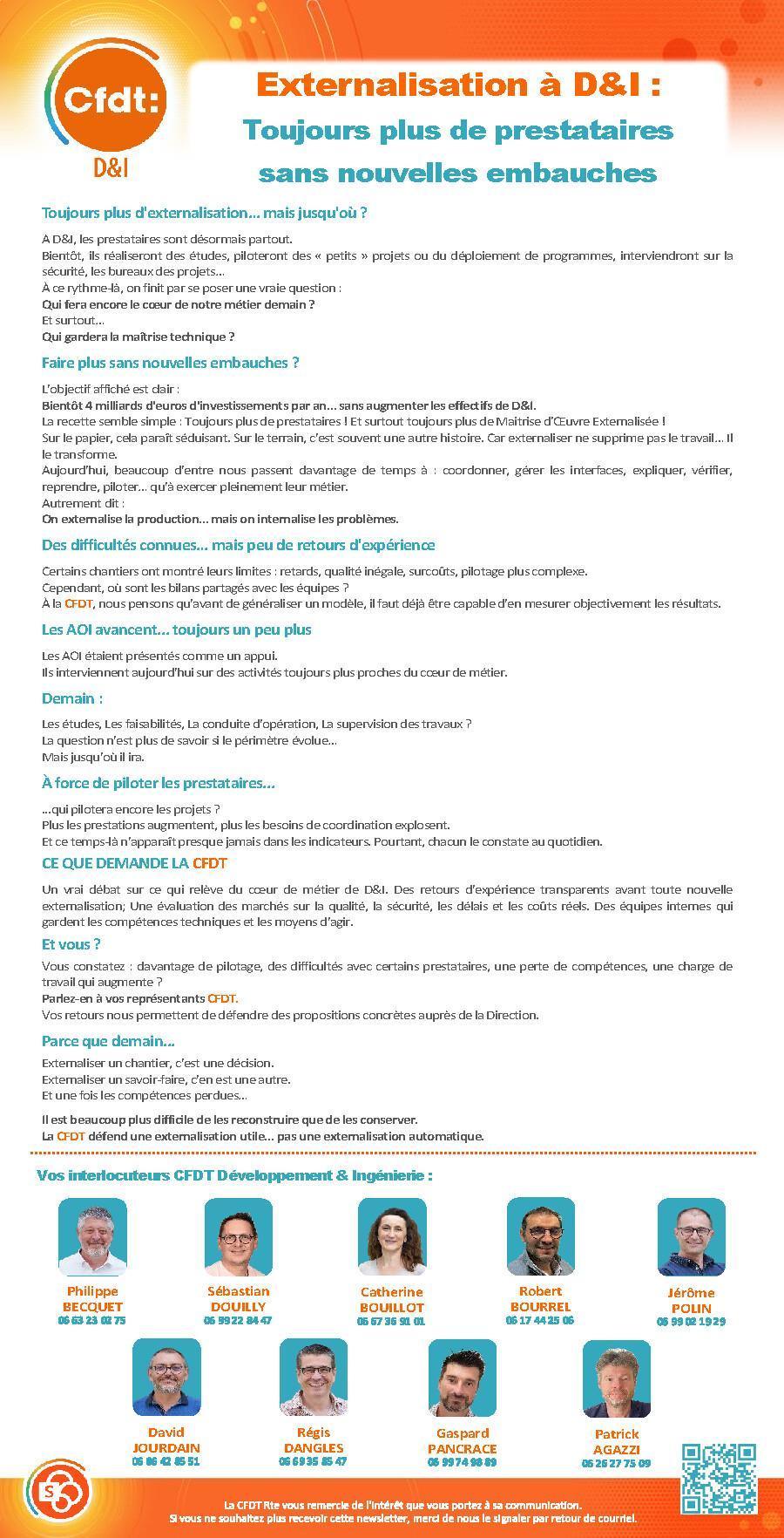 Externalisation à D&I