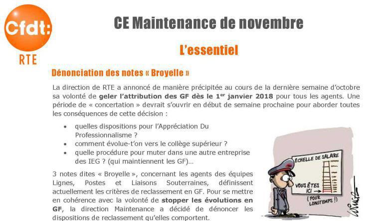 Info CE Maintenance