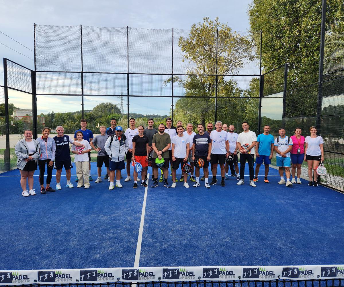 Une bonne soirée de padel !