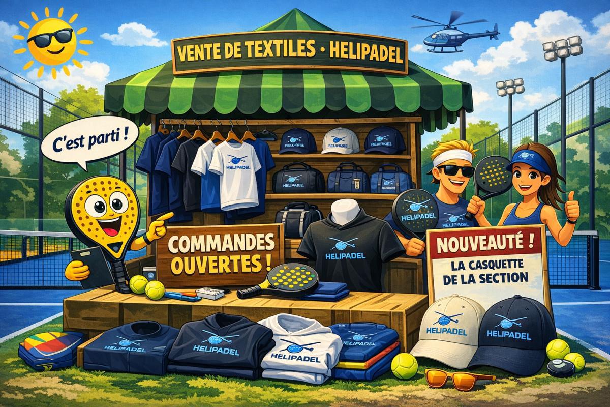 Les commandes textiles sont ouvertes !