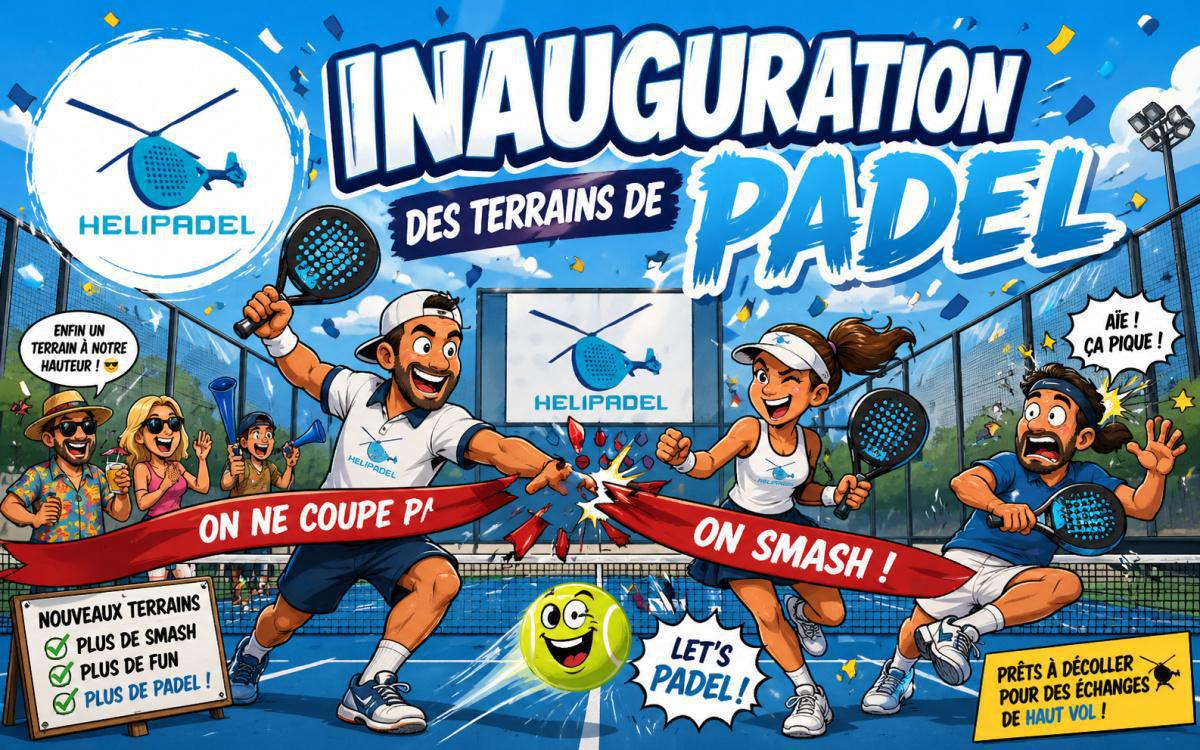 🎾 Inauguration des terrains de la section : enfin on va pouvoir smasher ! 🎉
