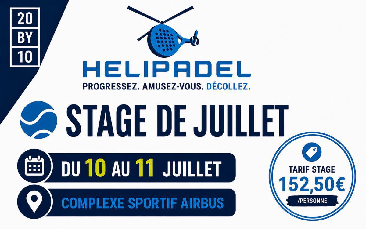 Stage Padel Intensif Helipadel Stage Padel Intensif Helipadel