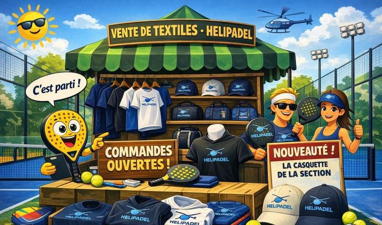 Les commandes textiles sont ouvertes !