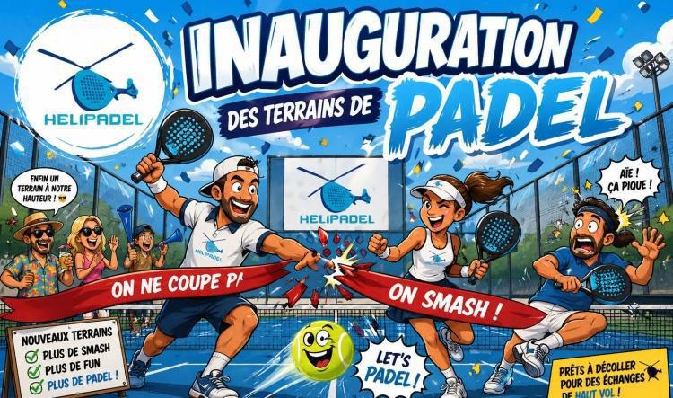 🎾 Inauguration des terrains de la section : enfin on va pouvoir smasher ! 🎉