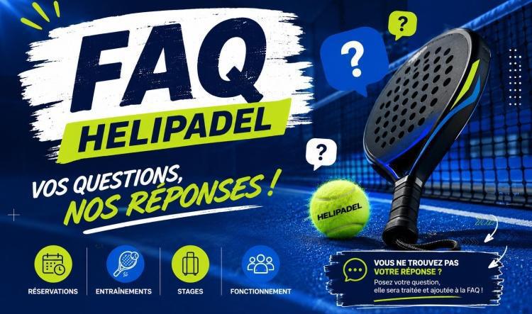 La FAQ HELIPADEL est en ligne !