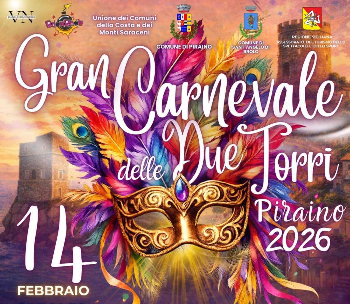 Gran Carnevale Delle Due Torri (Inizio ore 14:30)