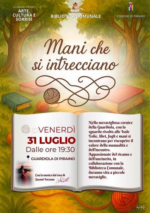 Mani Che si Intrecciano (Inizio ore 19.30) 