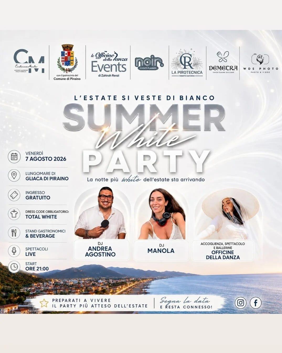 Summer White Party - La Notte più White dell'Estate (start h. 21:00)
