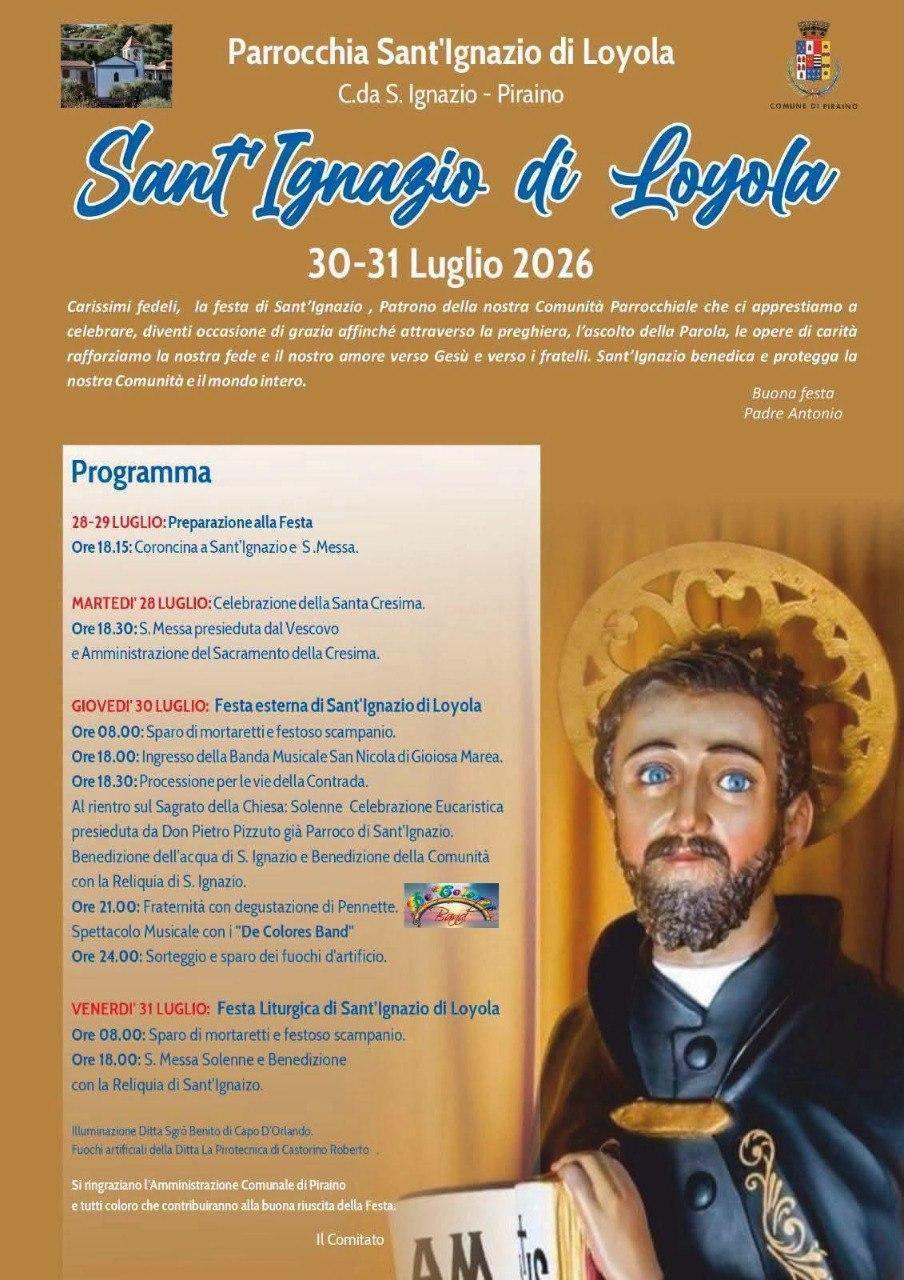 Festa Liturgica di Sant'Ignazio di Loyola 