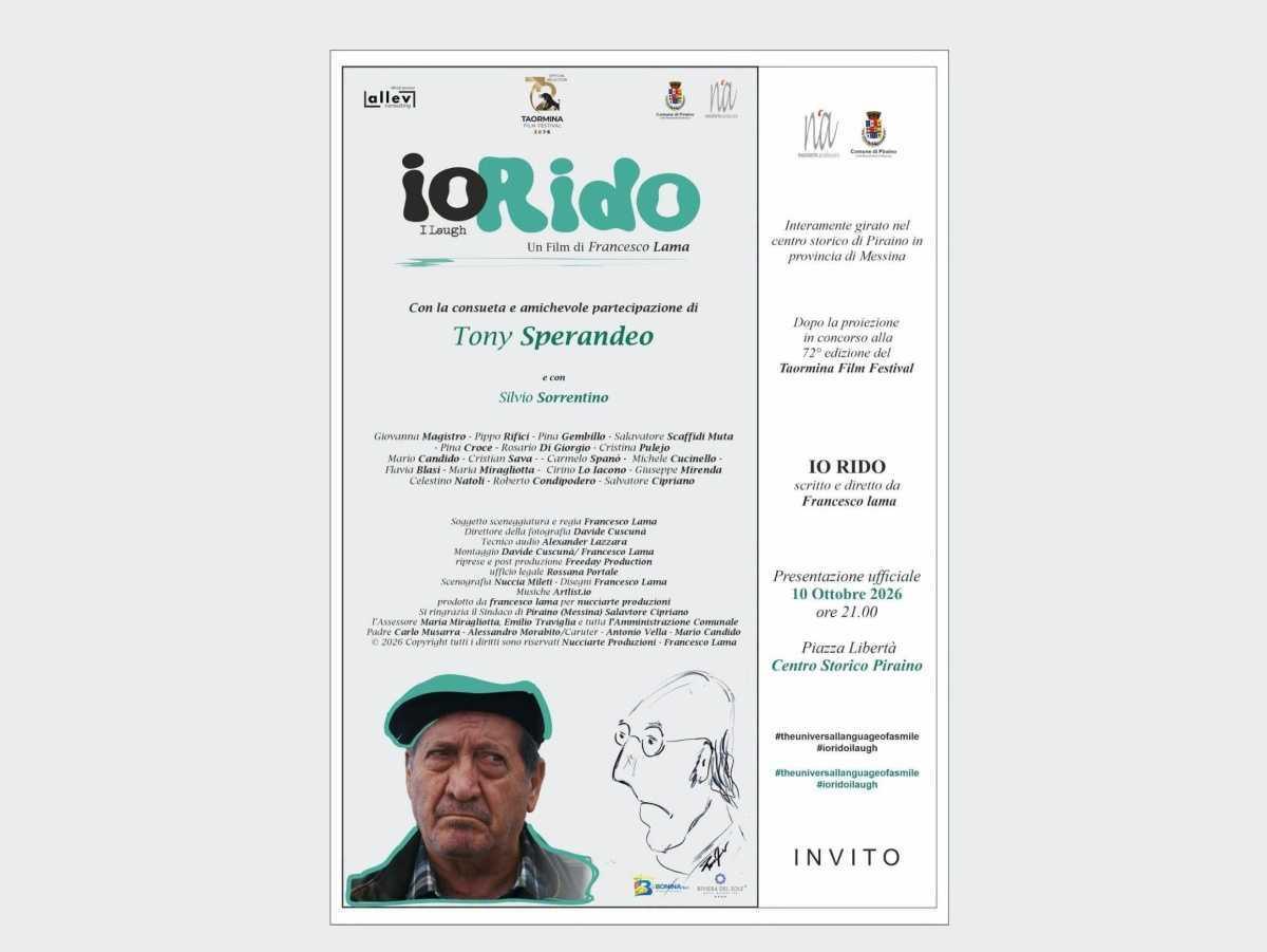 Proiezione del film "Io Rido" di Francesco Lama (Inizio ore 21:00)