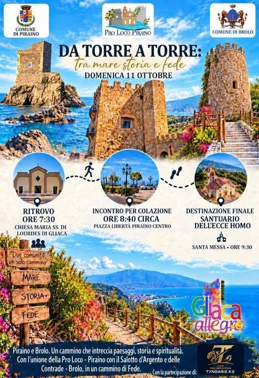 Camminata di due Comunità "Da Torre a Torre"…tra mare, storia e fede! (inizio ore 7:30)