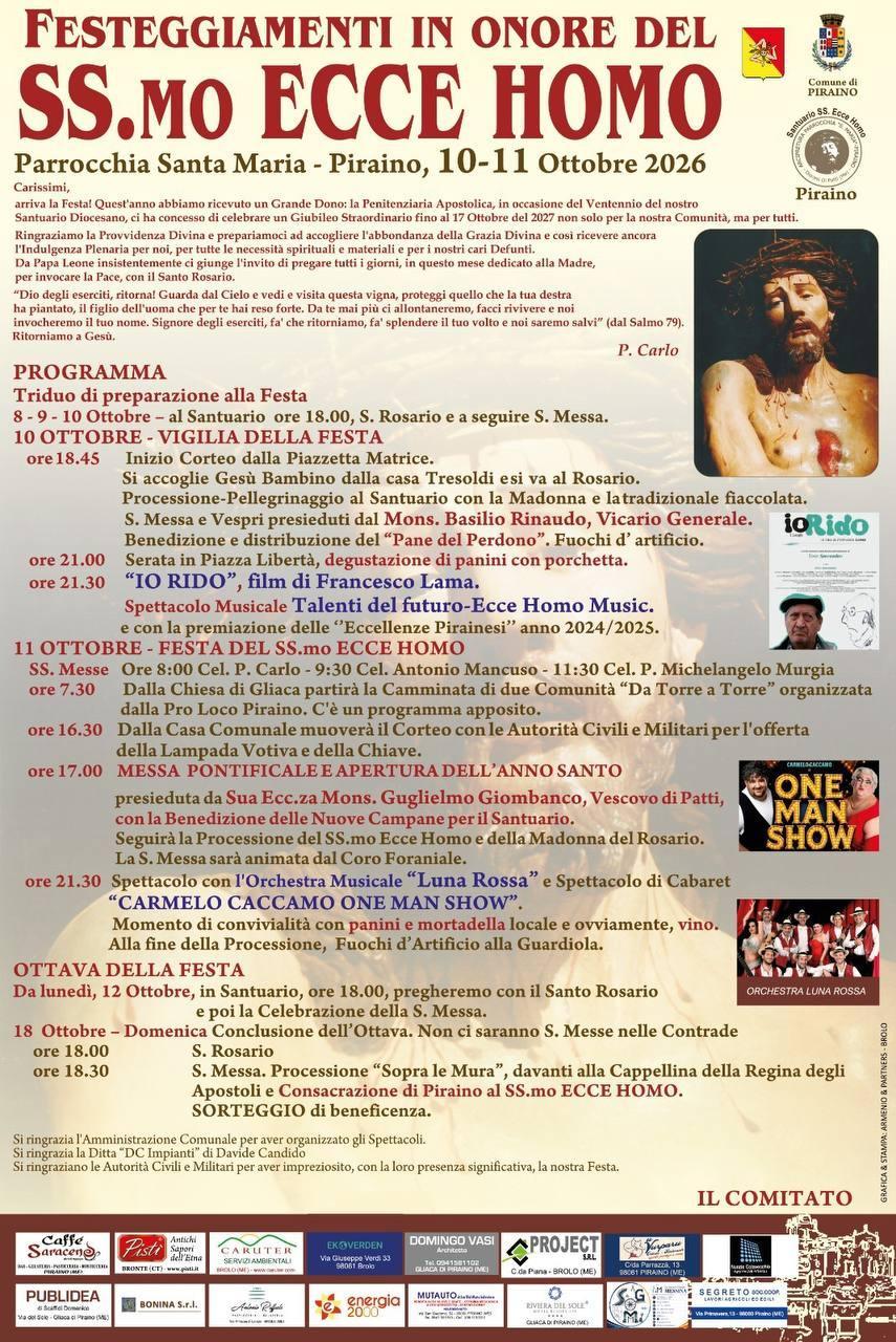 Messa Pontificale e Apertura dell'Anno Santo (inizio ore 17:00)