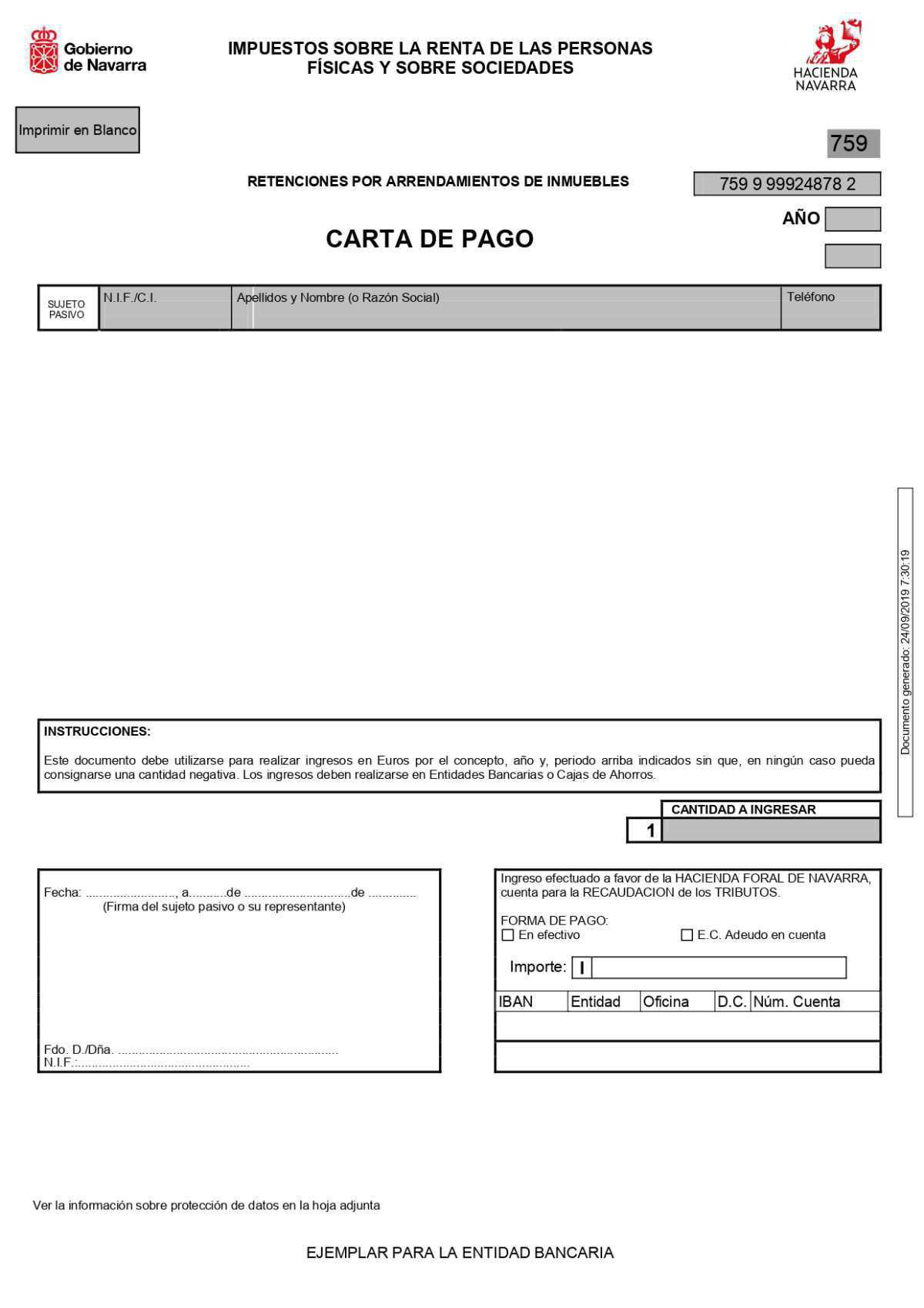 MODELO 759 PARA NAVARRA MODELO 759 PARA NAVARRA
