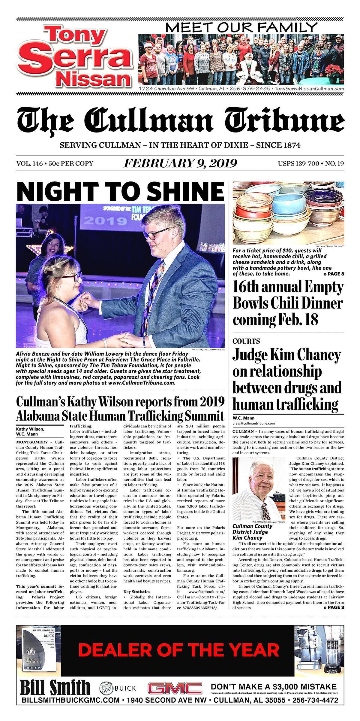 Good Morning Cullman! The 02-09-2019 edition of the Cullman Tribune is now ready to view