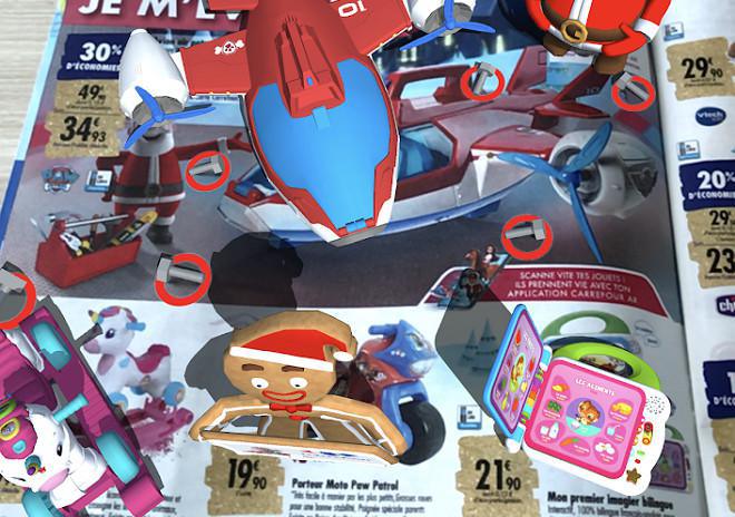 Carrefour injecte de la réalité augmentée dans son catalogue de jouets