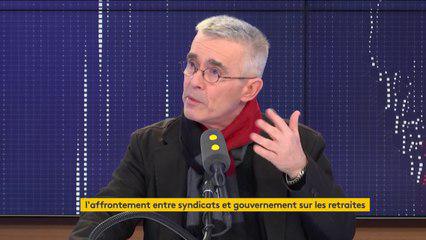 Réforme des retraites : le secrétaire général de FO Yves Veyrier veut que "tous les salariés du secteur privé soient dans la grève"