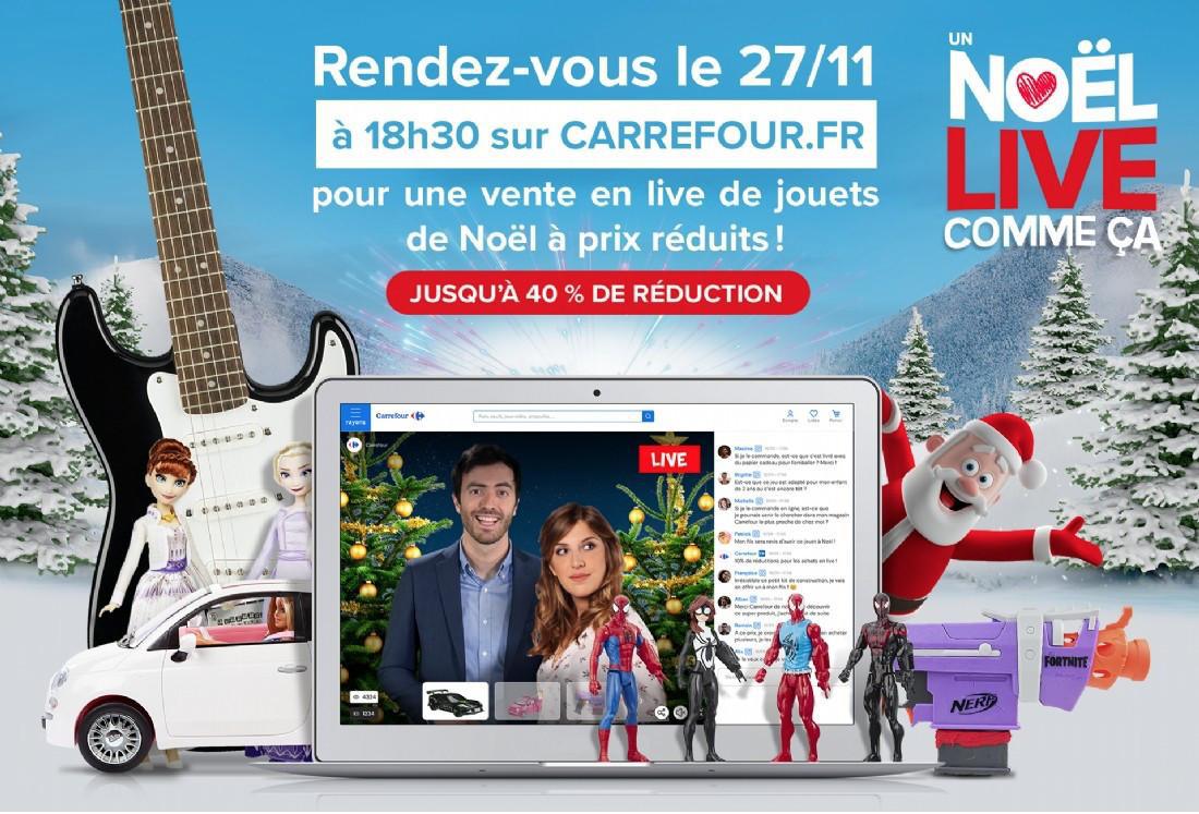Carrefour se lance dans le live shopping