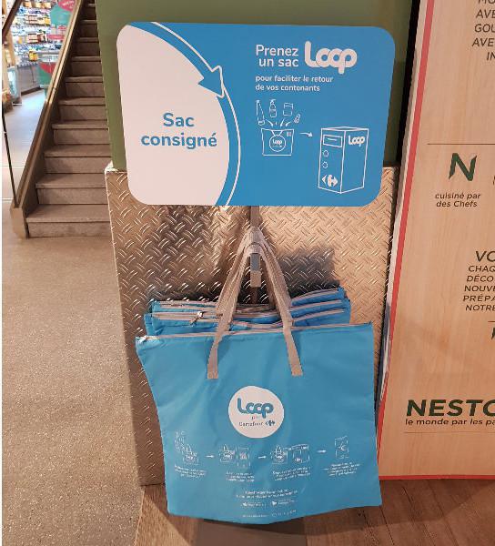 Carrefour installe les produits consignés Loop dans quelques magasins Carrefour installe les produits consignés Loop dans quelques magasins