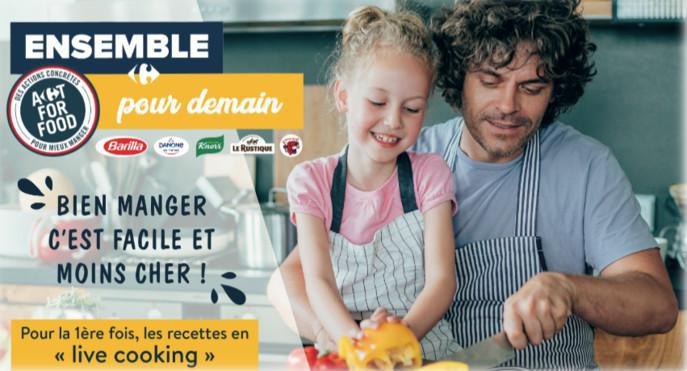 Carrefour teste le live cooking avec les marques