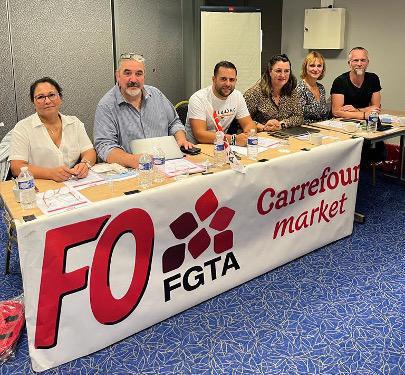 FO Carrefour Market fait son AG 2022 à Bayonne