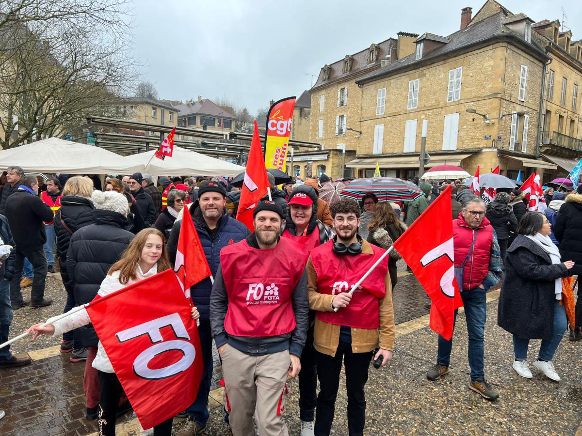 Mobilisation des adhérents FO Market du 31 janvier 2023 Mobilisation des adhérents FO Market du 31 janvier 2023