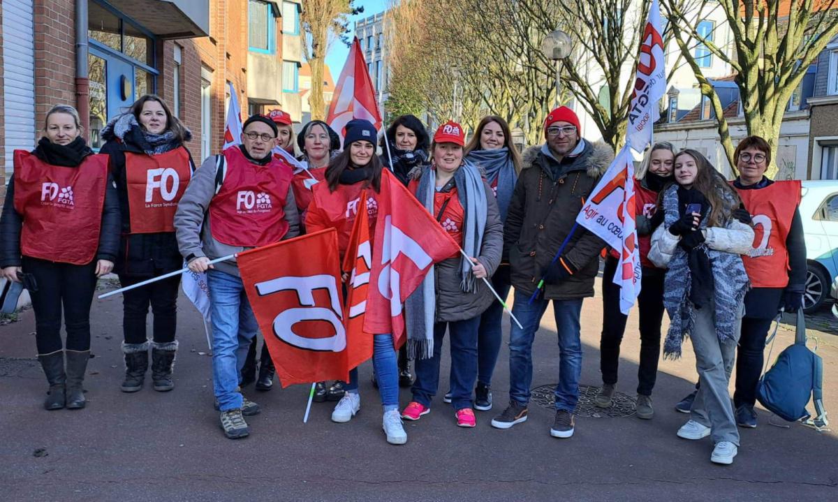 Mobilisation des adhérents FO Market du 31 janvier 2023 Mobilisation des adhérents FO Market du 31 janvier 2023