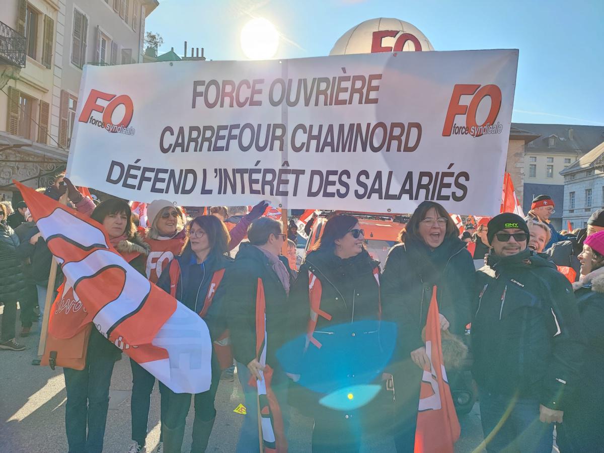 Mobilisation des adhérents FO Market du 31 janvier 2023 Mobilisation des adhérents FO Market du 31 janvier 2023