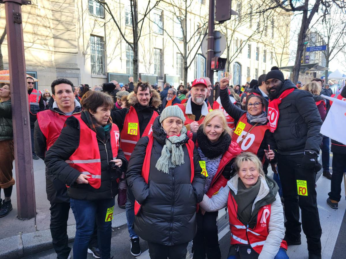 Mobilisation des adhérents FO Market du 31 janvier 2023 Mobilisation des adhérents FO Market du 31 janvier 2023