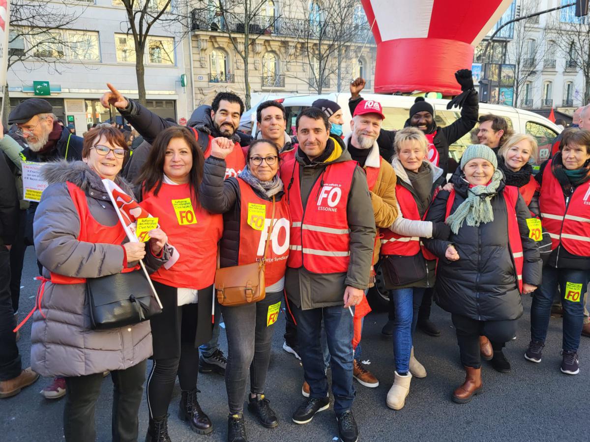 Mobilisation des adhérents FO Market du 31 janvier 2023 Mobilisation des adhérents FO Market du 31 janvier 2023